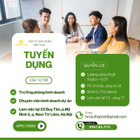 Thông báo tuyển dụng